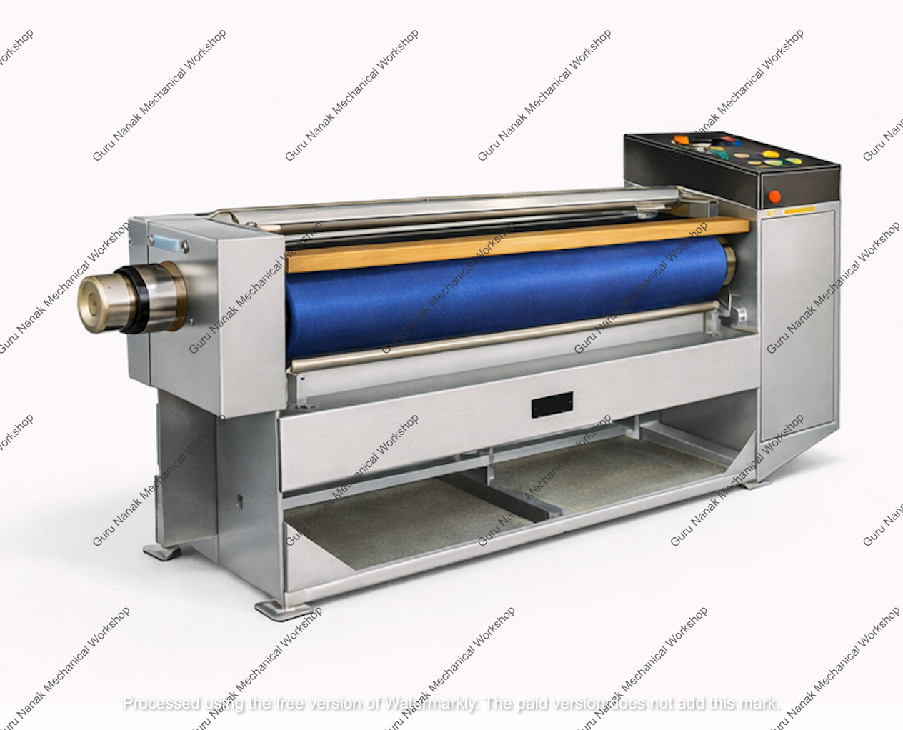 Rotary Calender Iron Machine side view