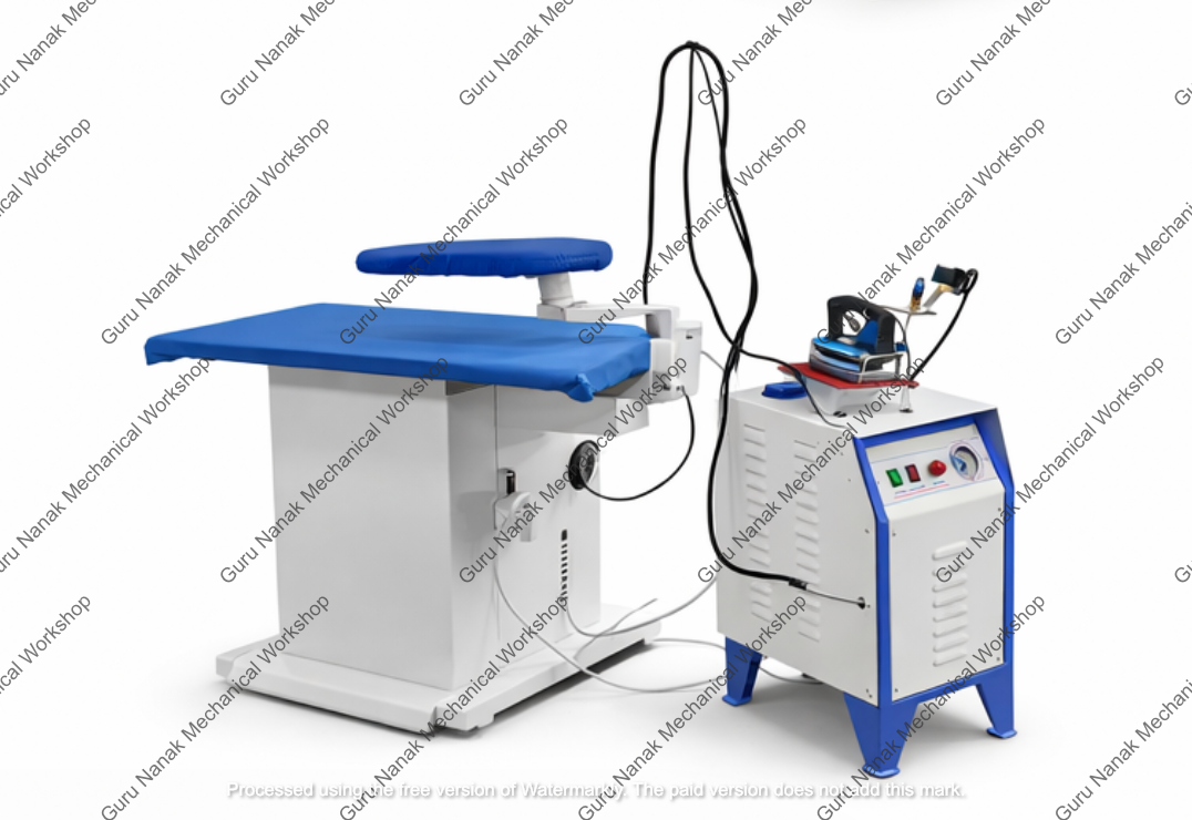 Steam Press Table rear angle view