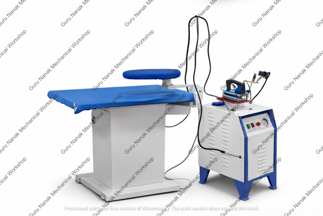 Steam Press Table side view